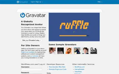 gravatar.com in 2010