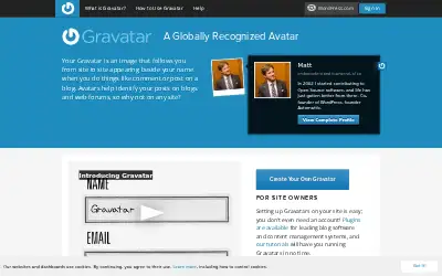 gravatar.com in 2019