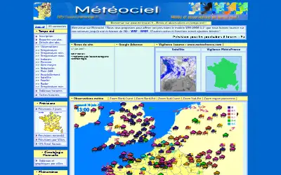 meteociel.fr in 2007