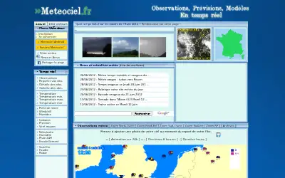 meteociel.fr in 2012