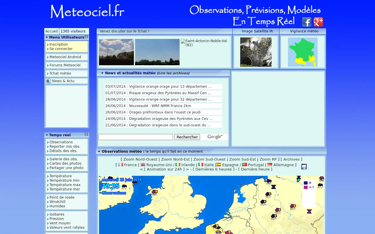 meteociel.fr in 2014