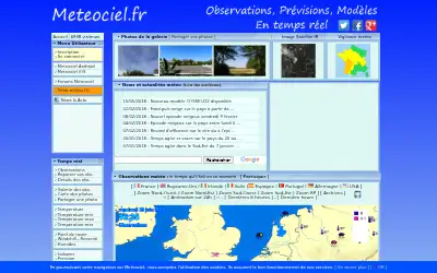 meteociel.fr in 2018