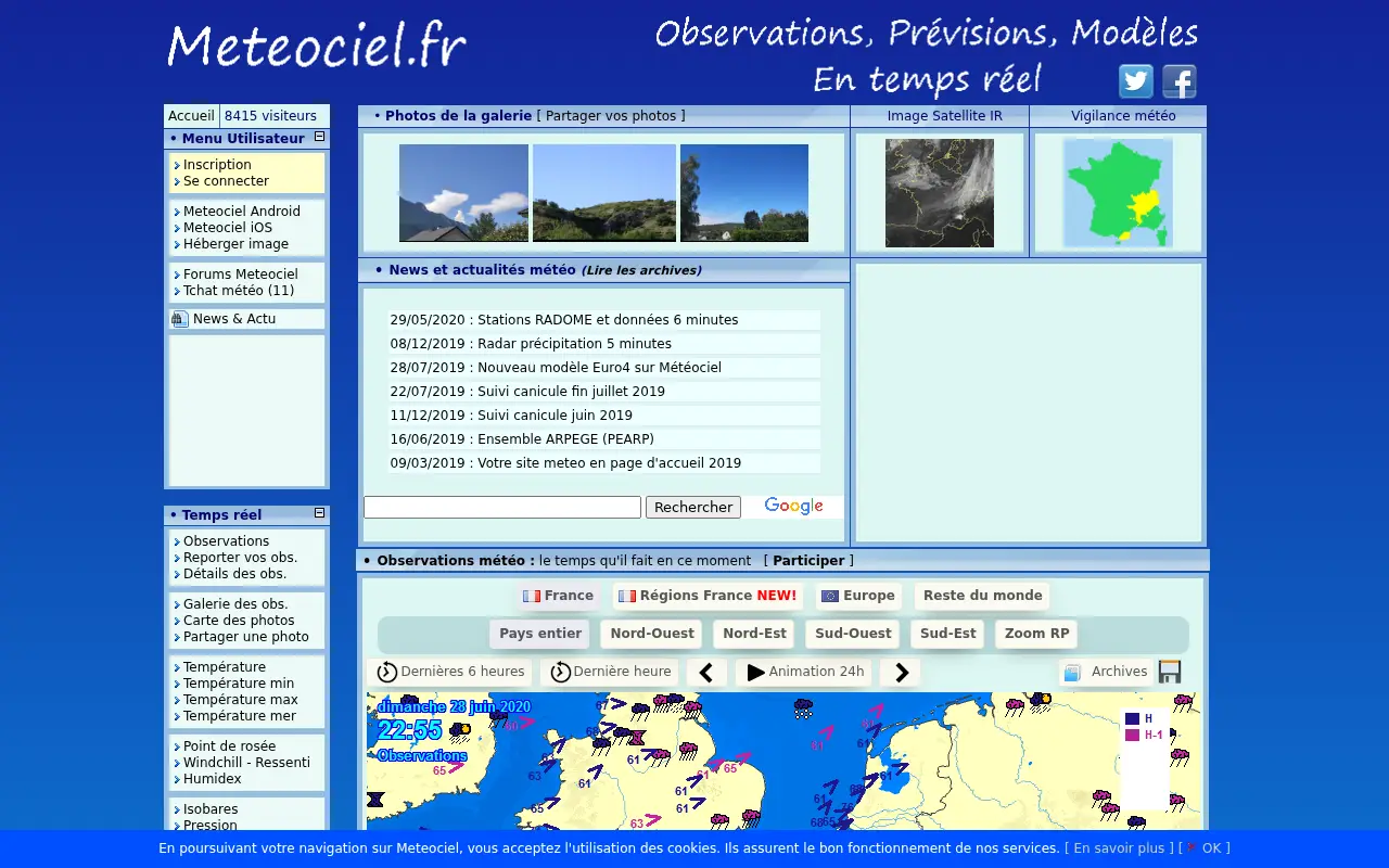 meteociel.fr in 2020