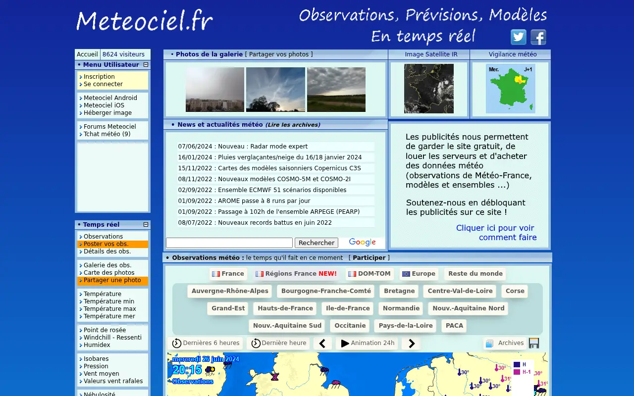 meteociel.fr in 2024