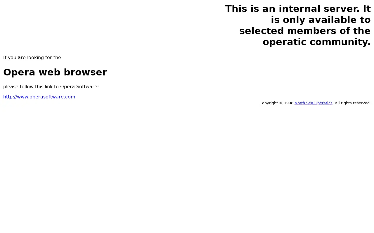 opera.com in 1998