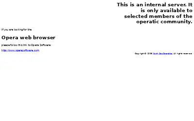 opera.com in 1998