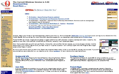 opera.com in 1999