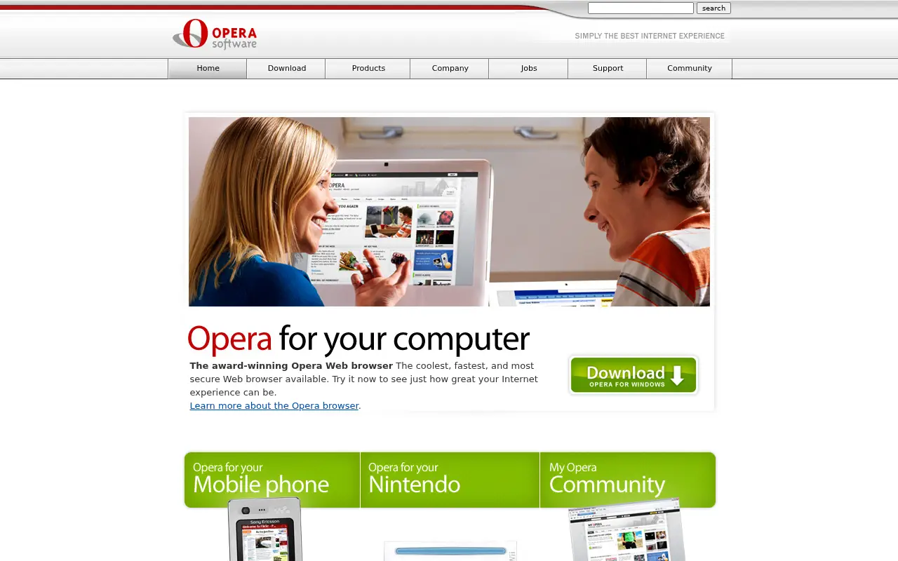 opera.com on July 1, 2007