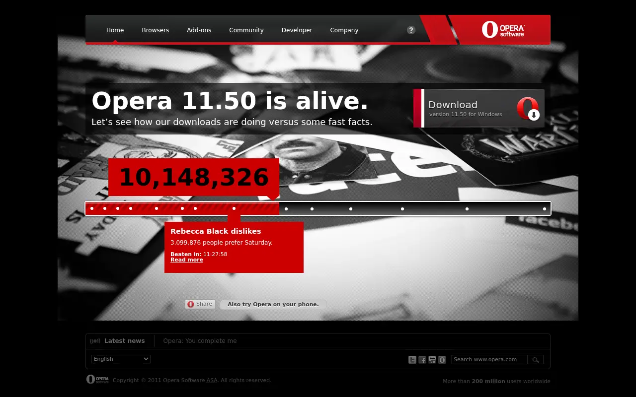 opera.com on June 30, 2011