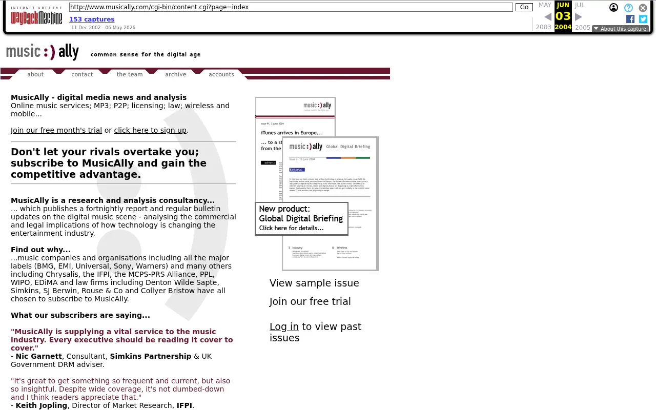 musically.com in 2004