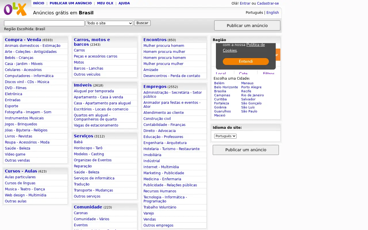 olx.com.br in 2007