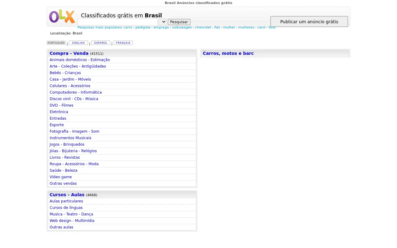 olx.com.br in 2008