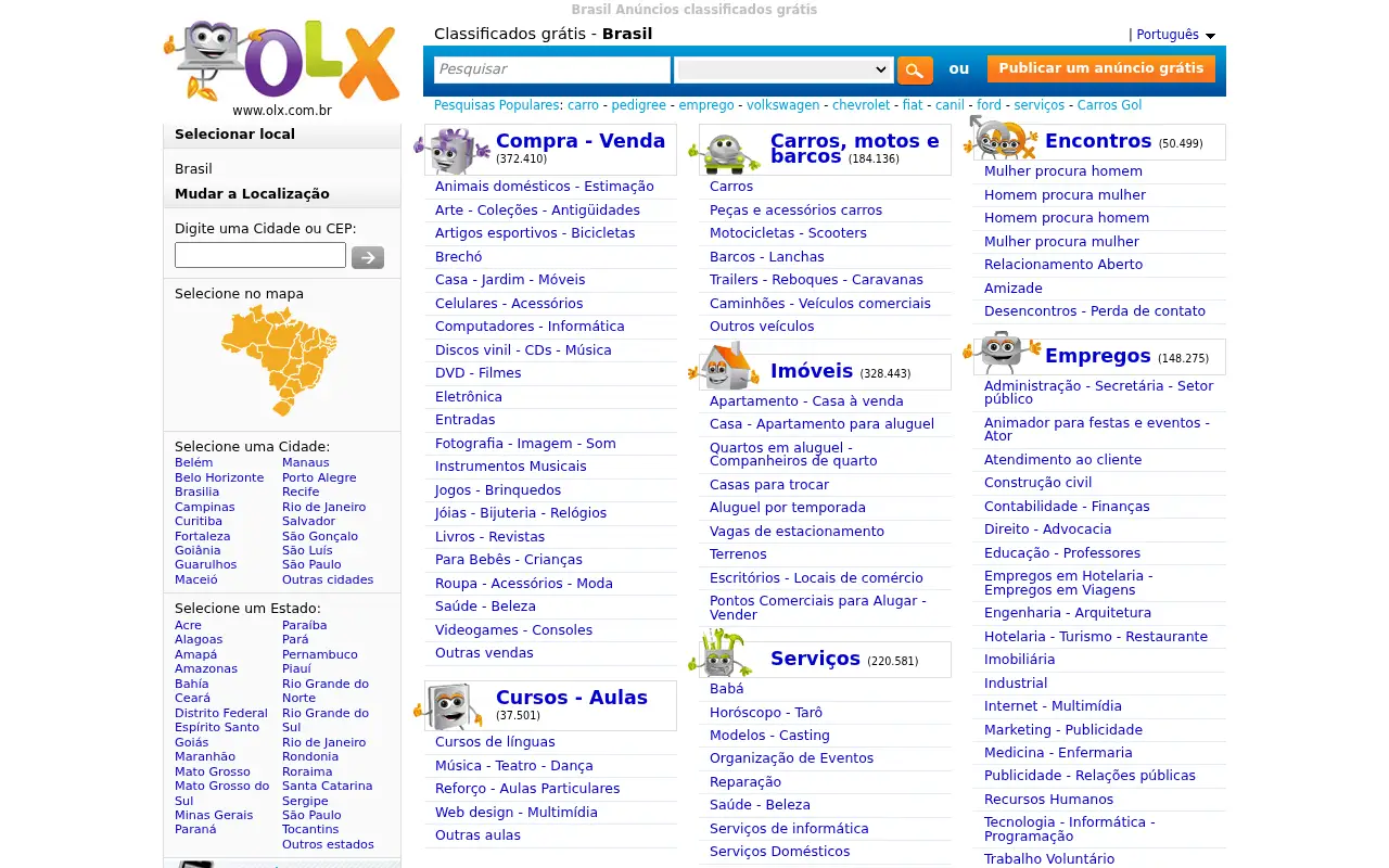 olx.com.br in 2010