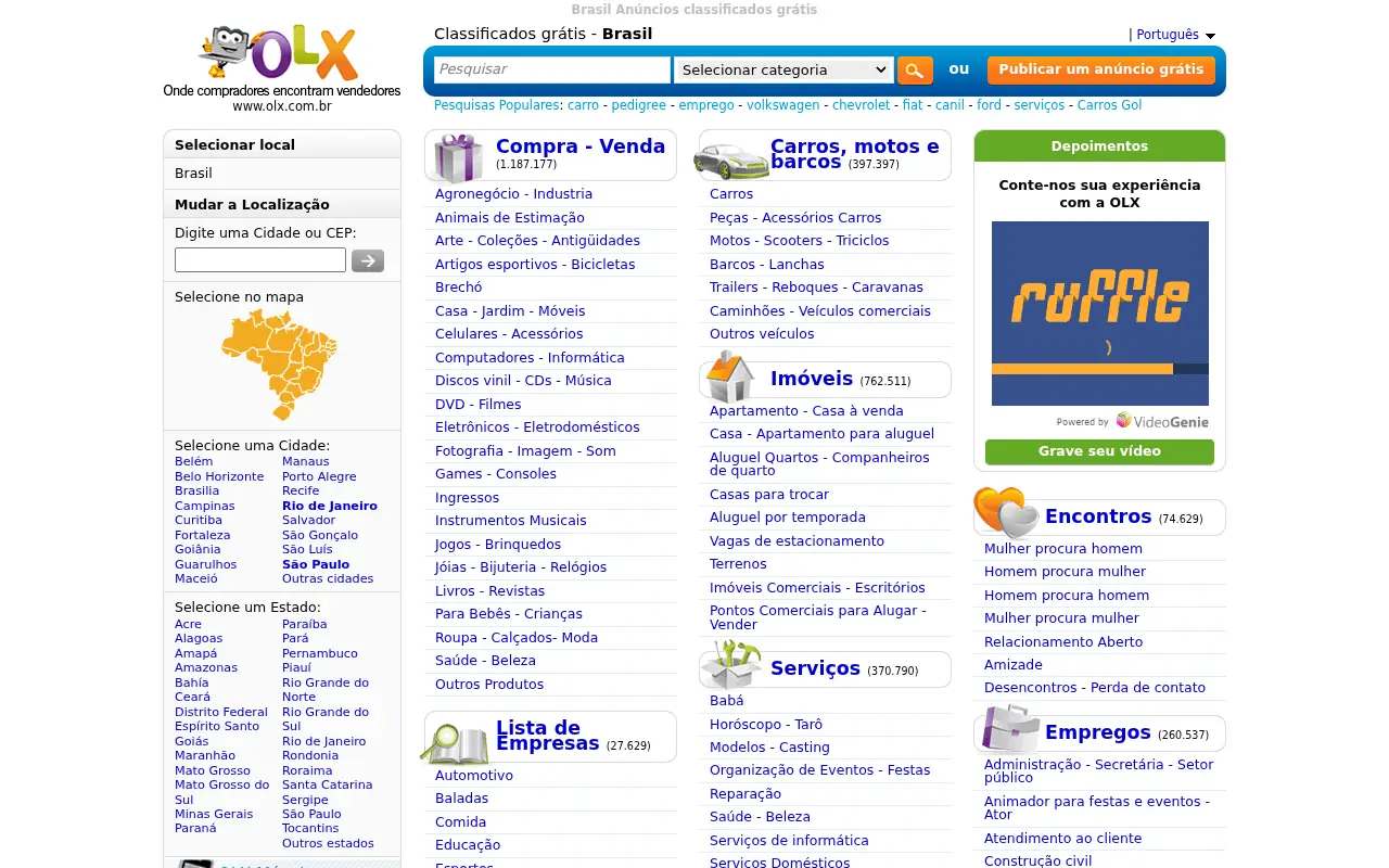 olx.com.br in 2011