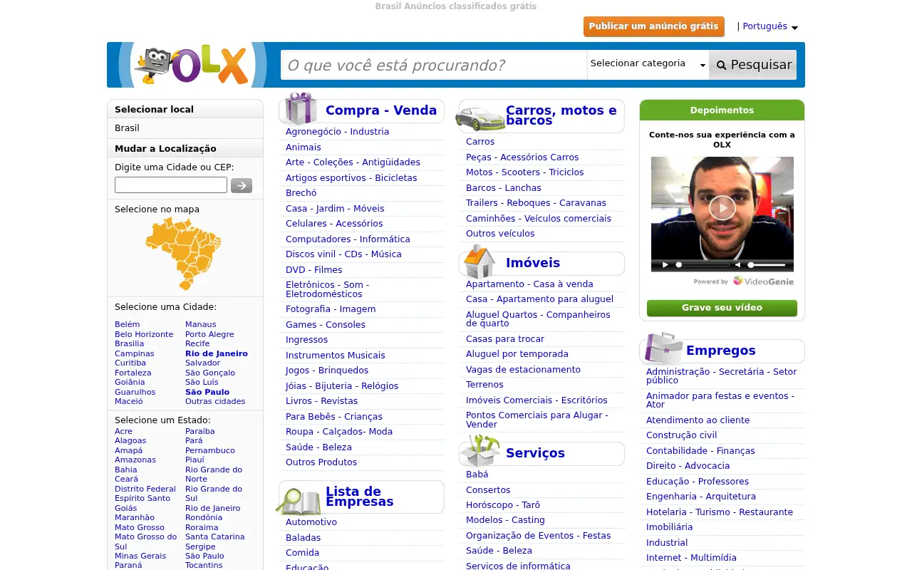 olx.com.br in 2012