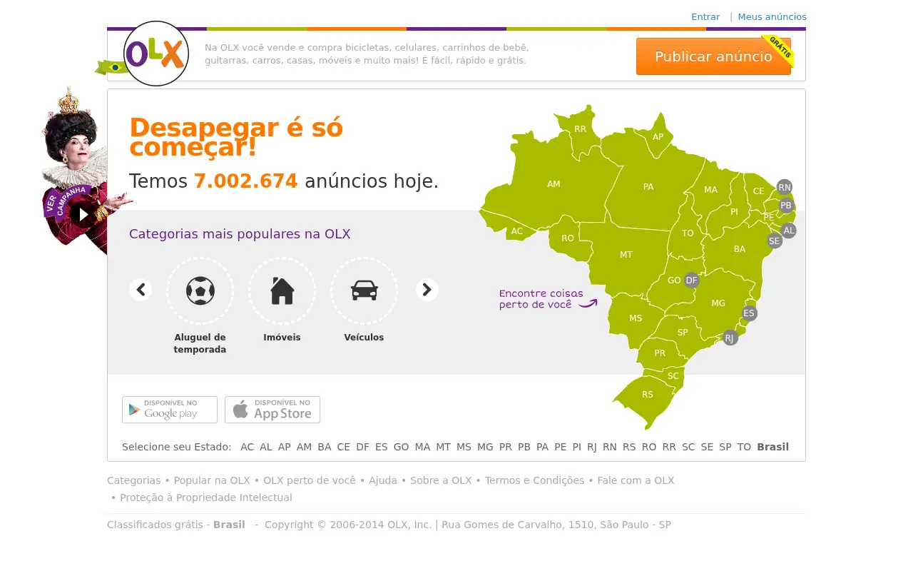 olx.com.br in 2014