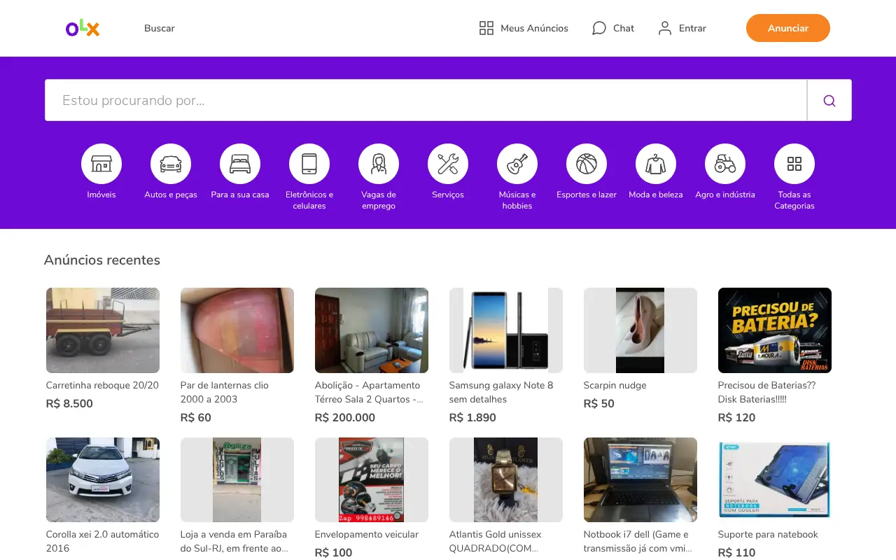 olx.com.br in 2020