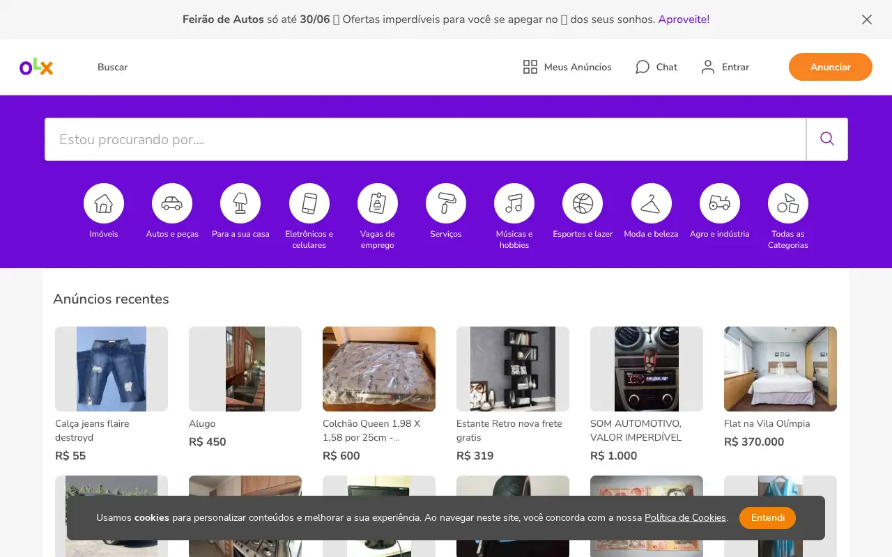 olx.com.br in 2022