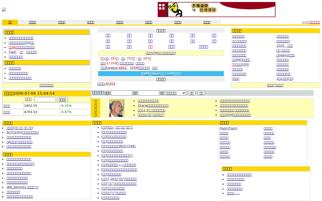 163.com in 2000