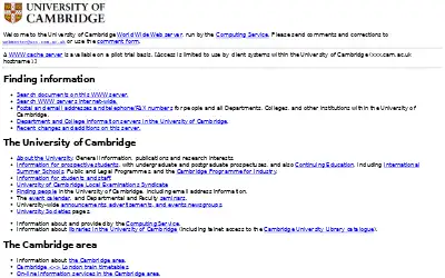cam.ac.uk in 1997