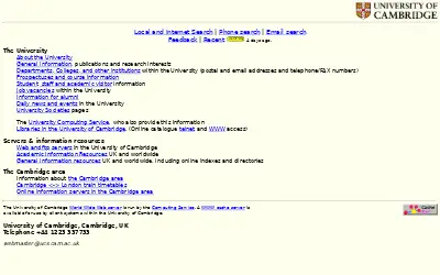 cam.ac.uk in 1999