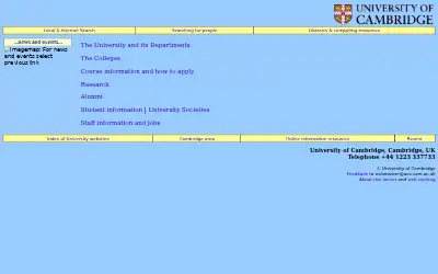 cam.ac.uk in 2000