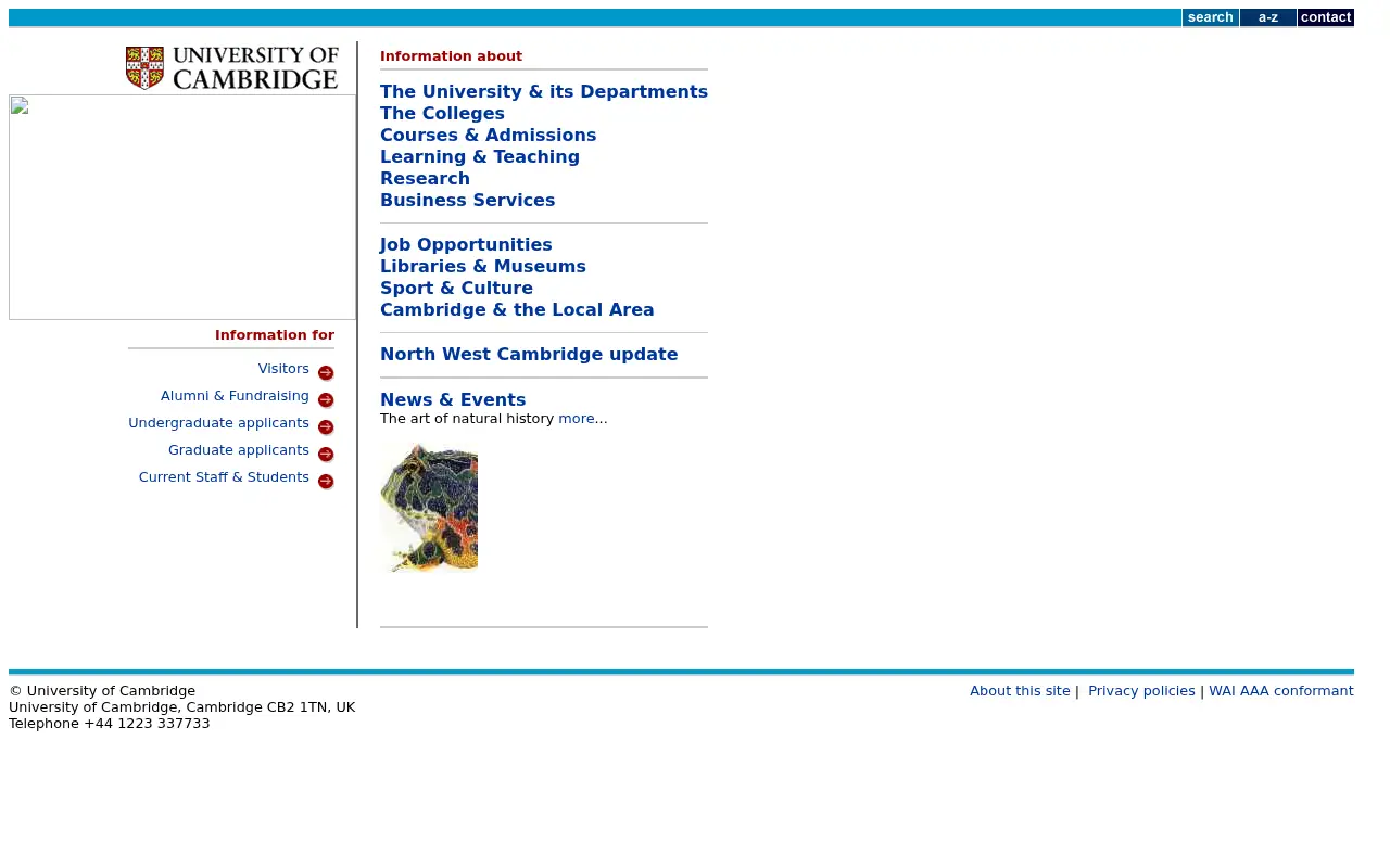 cam.ac.uk in 2004