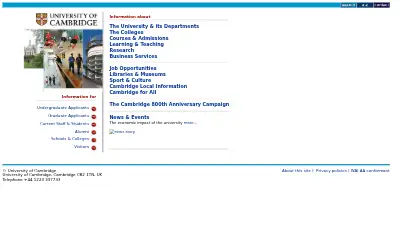 cam.ac.uk in 2006