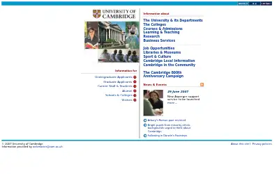 cam.ac.uk in 2007