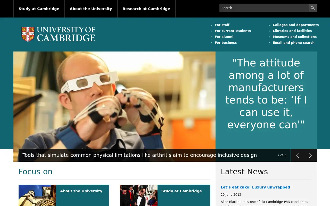 cam.ac.uk in 2013