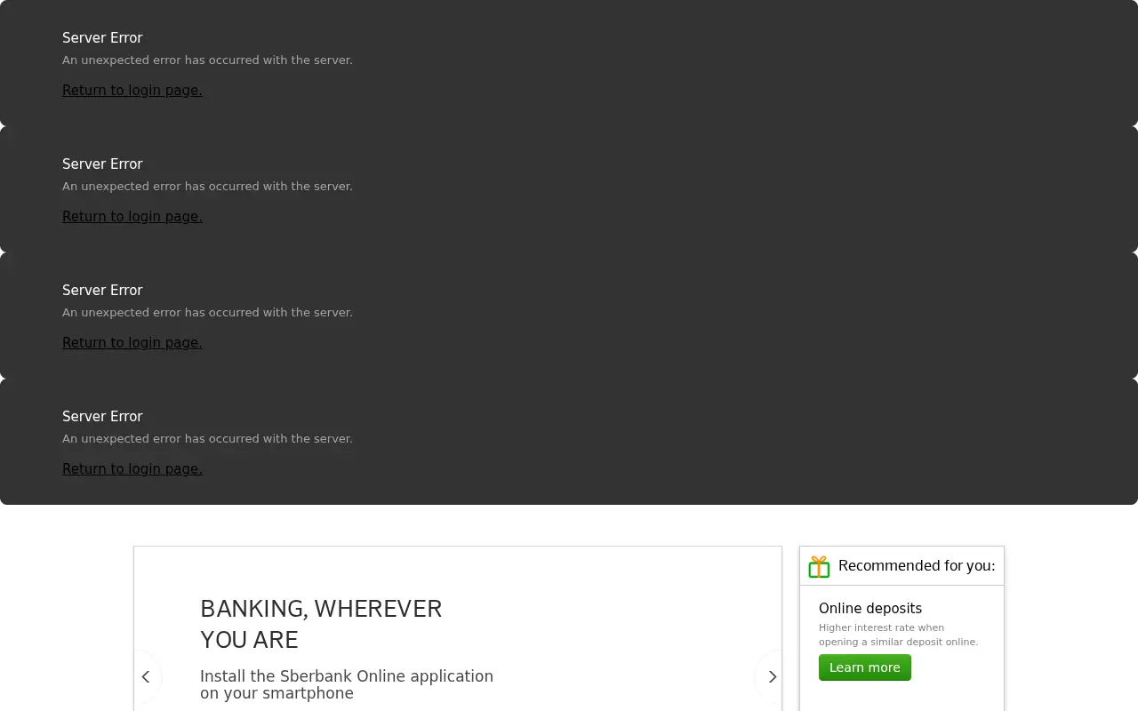 sberbank.ru in 2018