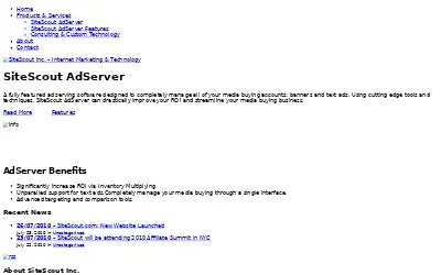sitescout.com in 2010