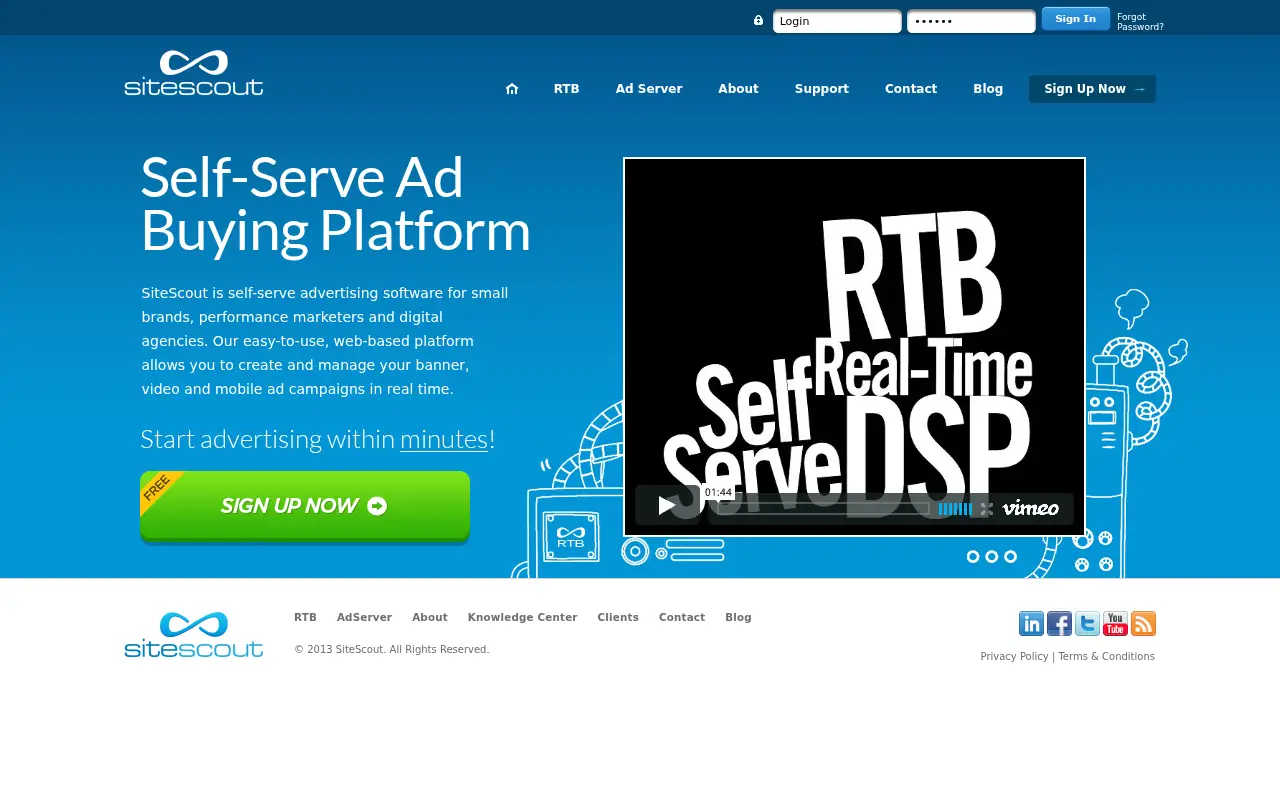 sitescout.com in 2013