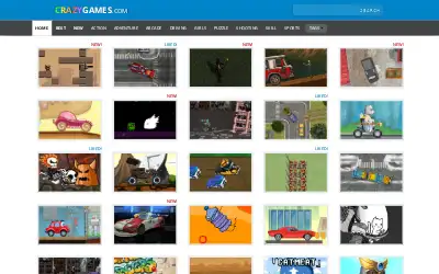 crazygames.com in 2009