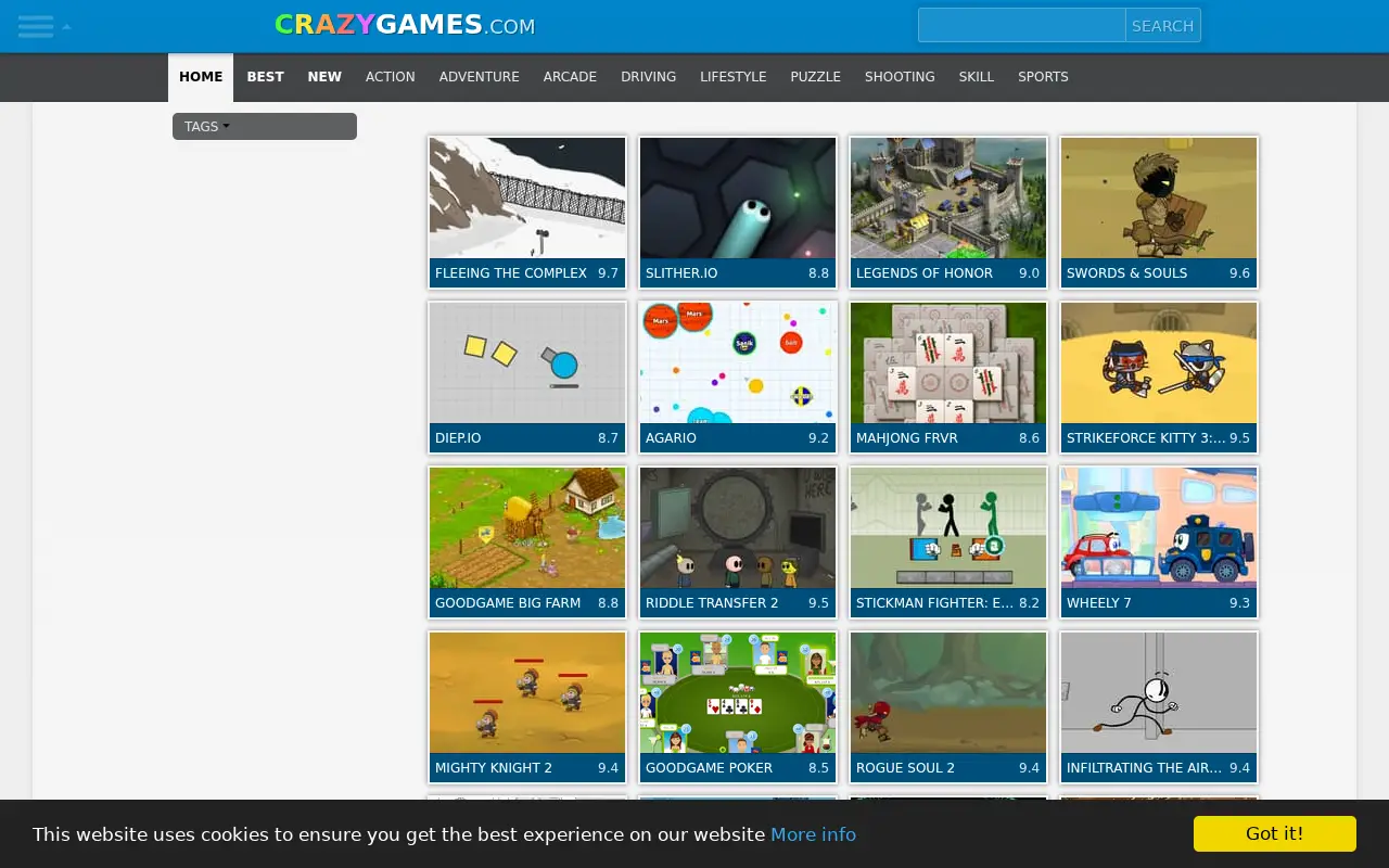 crazygames.com on June 23, 2016
