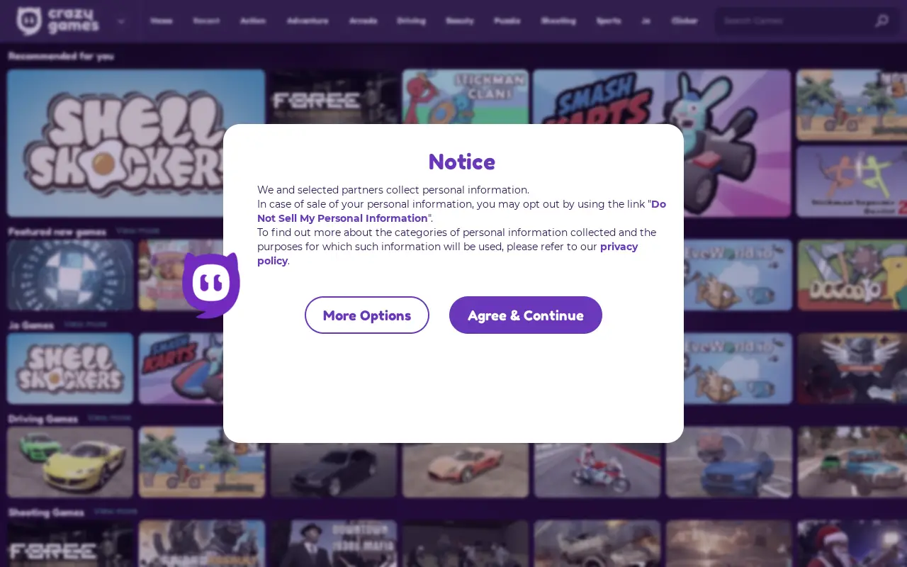 crazygames.com in 2021