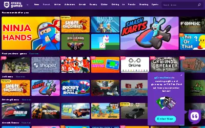 crazygames.com in 2022