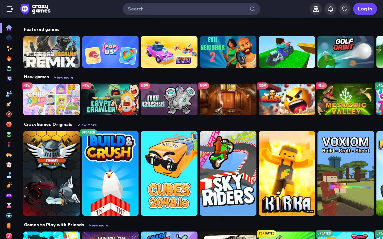 crazygames.com in 2024