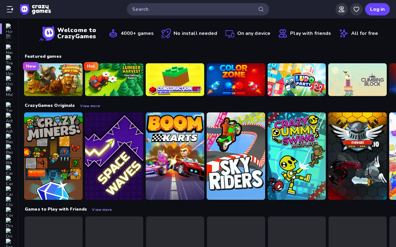crazygames.com in 2025