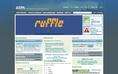 epa.gov in 2009