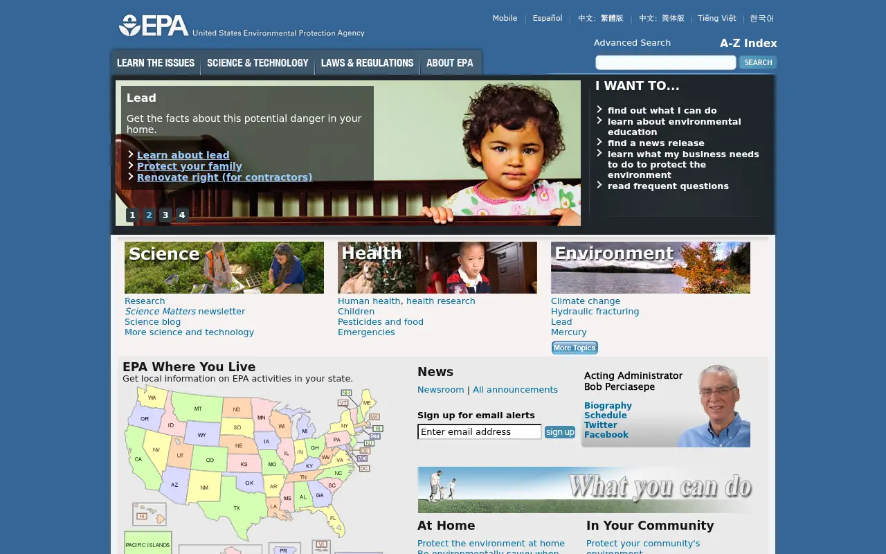 epa.gov in 2013