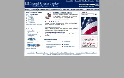 irs.gov in 2007