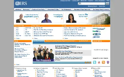 irs.gov in 2012