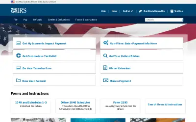 irs.gov in 2020