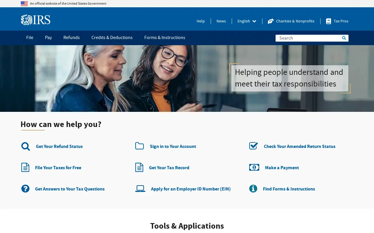 irs.gov in 2022