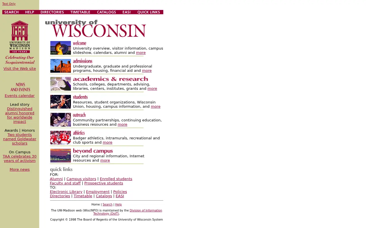 wisc.edu in 1999