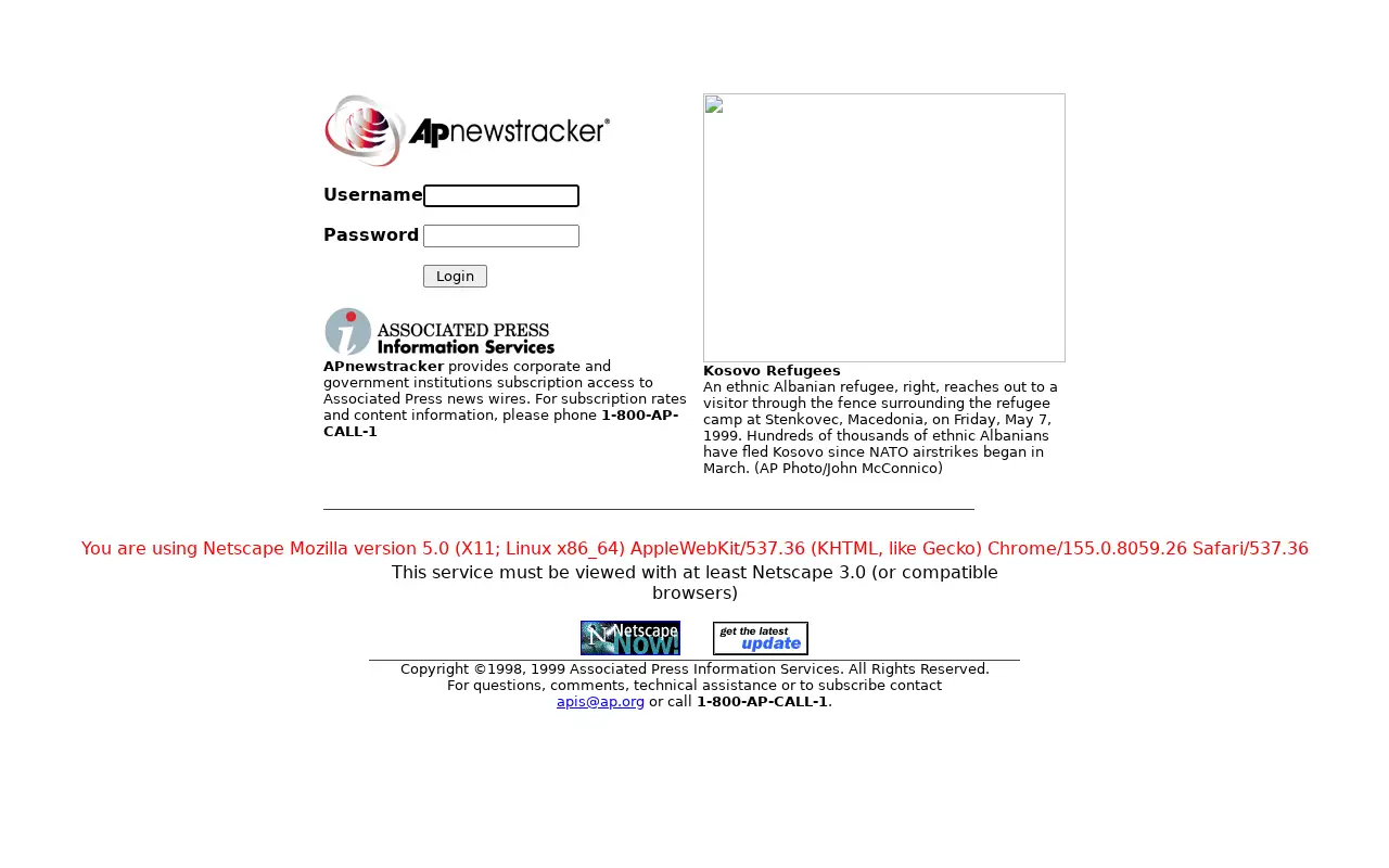 apnews.com in 1999