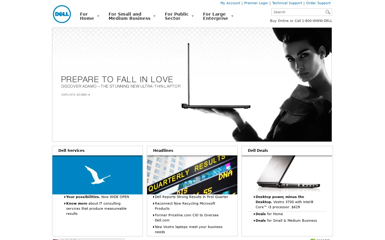 dell.com in 2010