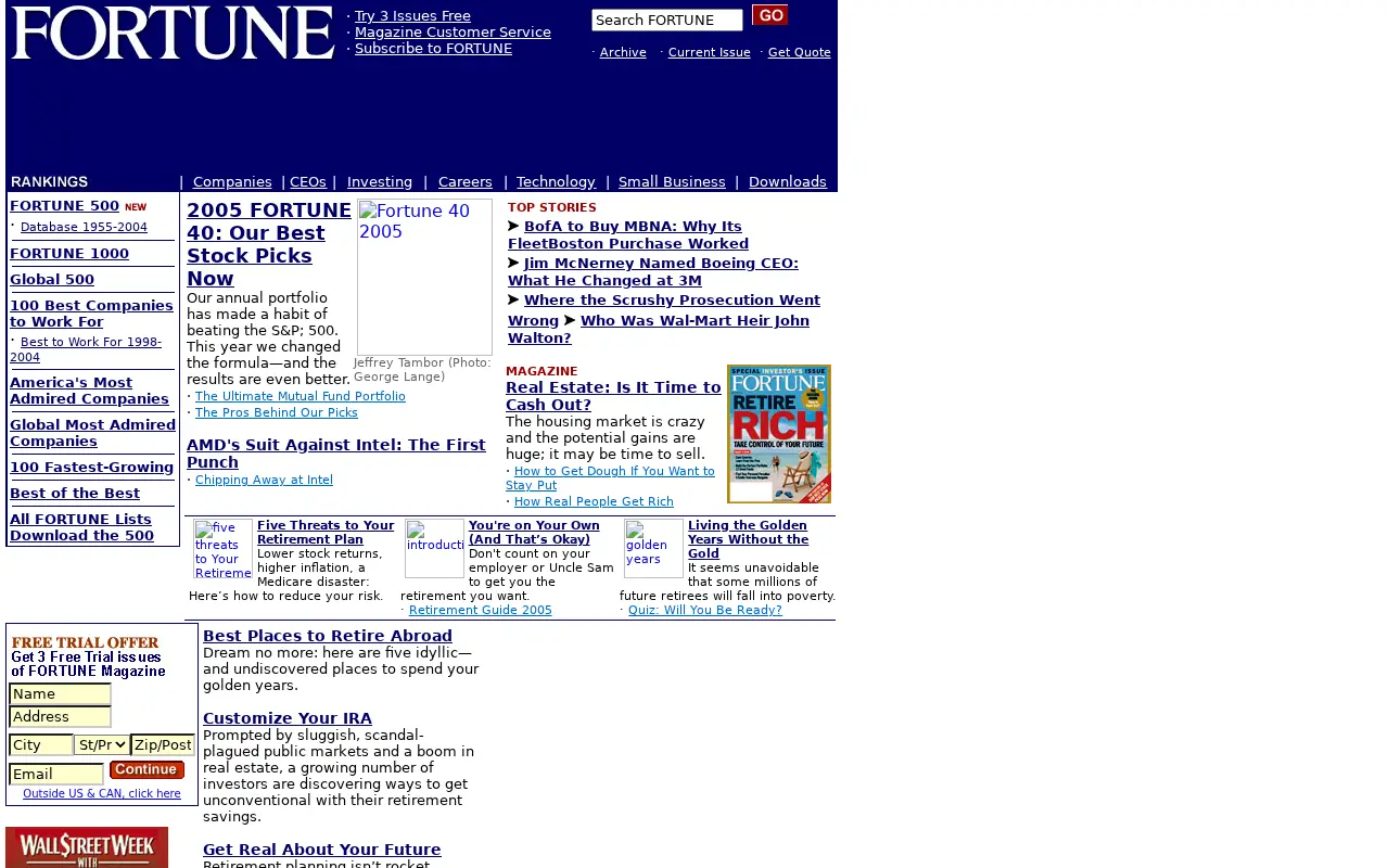 fortune.com in 2005