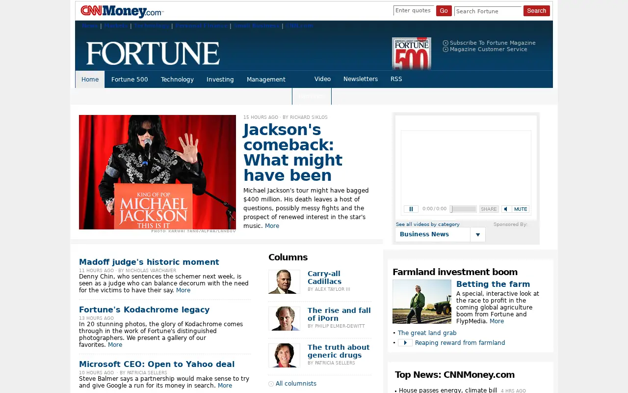 fortune.com in 2009